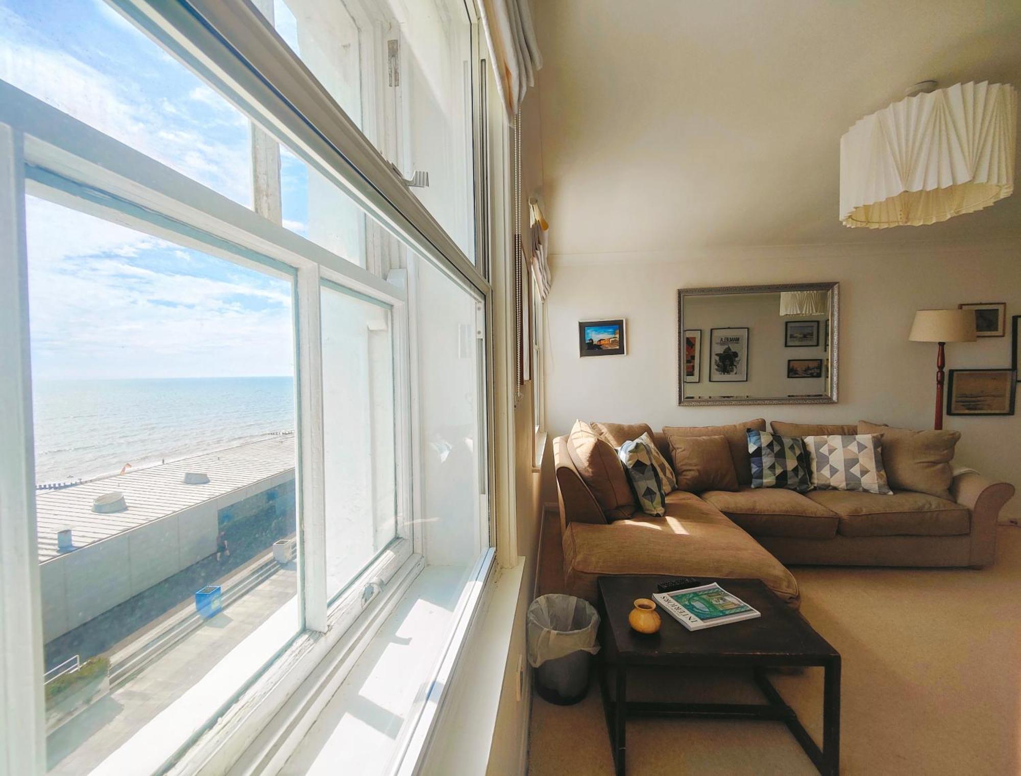 Stunning Seafront Flat,St Leonards Apartment Exterior foto